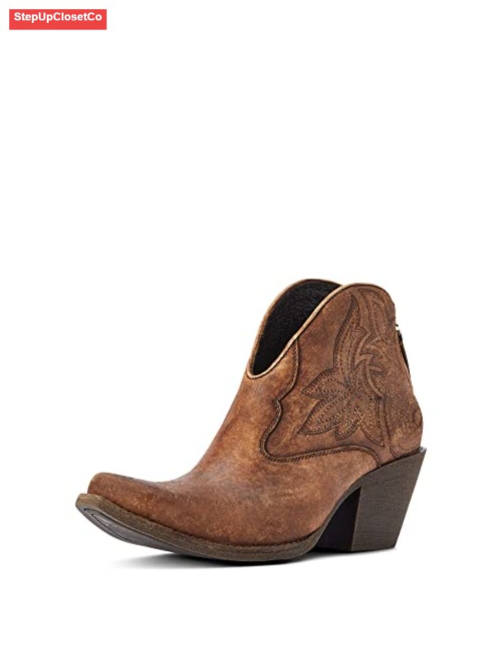 Western Boot with ATS Ergonomic Support & Duratread Sole Back Zip